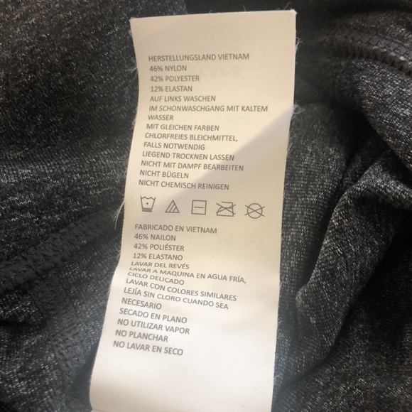 Prana Charcoal Stretch Flare Yoga Pant Sz M Short Inseam Pull On Workout Pilates - Picture 5 of 8